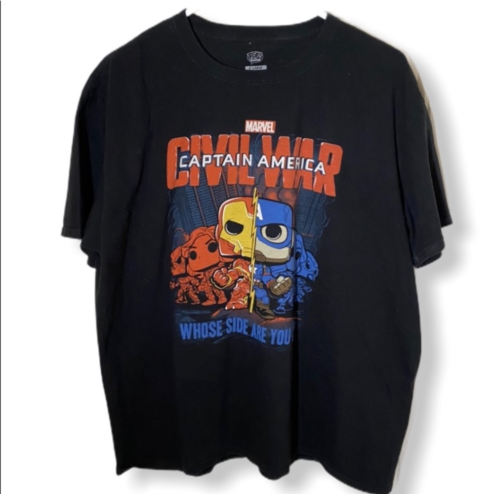 X-large Civil War Captain America t-shirt